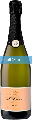 Игристое вино Cava Blanca Blanco Semiseco