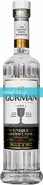 Водка Gurman The art of drinking